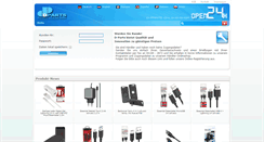 Desktop Screenshot of d-parts24.de